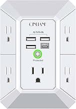 QINLIANF 5 Outlet Wall Charger with USB Ports